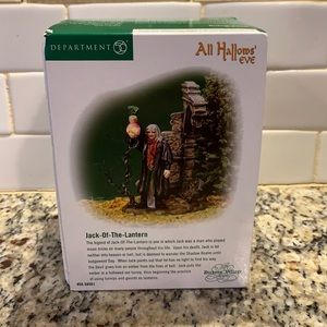 Department 56 All Hallows’ Eve collection Jack-Of-The-Lantern light up figurine.